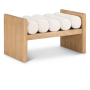 Waverly - Bench - Cream - Fabric