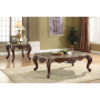 Jardena - Coffee Table - Marble & Cherry Oak, 58"