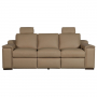 Armon - Sofa With Power Footrest & ZG - Brown - Light Brown, 94"