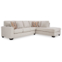 Aviemore - Stone - 2-Piece Sectional With Raf Corner Chaise, 110"