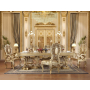 Seville - Dining Chair (Set of 2) - Tan PU & Gold Finish
