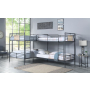 Cordelia - Twin Over Full Bunk Bed - Sandy Black, Dark Bronze Hand-Brushed Finish