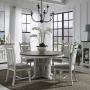 River Place - 5 Piece Pedestal Table Set