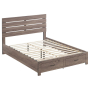 Brantford - Wood Queen Storage Panel Bed - Barrel Oak