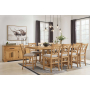 Havonplane - Brown - 12 Pc. - Counter Extension Table, 10 Upholstered Barstools, Server