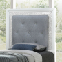 Reflections - Twin Upholstered Panel Headboard With Lights