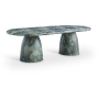 Cosenza - 96" Marble Finish Concrete Dining Table, 96"