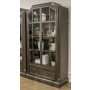 Wickenger Display Cabinet Dark Brown