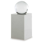 Sellner - Clear / White - 14" Sculpture, 5"