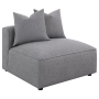Jennifer - Upholstered Armless Chair, 38.5"