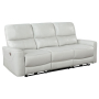 Greenfield - Upholstered Power Reclining Sofa - Ivory, 82.75"
