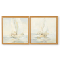 Winbrook - Gray / Tan / Gold Finish - Wall Art Set (Set of 2)