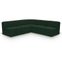 Ollie - 5 Piece Modular Corner Armless Sectional, 94"