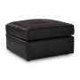 CozyMax II Oversized Accent Ottoman Black