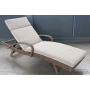 Laguna Heights Chaise Lounge With Cushion Beige