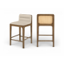 Ellis - Vegan Leather Upholstered Counter Stool (Set of 2)