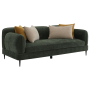 Jade - Chenille Upholstered Modern Track Arm Sofa, 84"