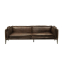 Porchester - Sofa - Distress Chocolate Top Grain Leather, 94"