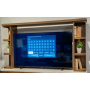 Hadonna TV Stand Hutch Brown