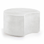 Imperia - Concrete Indoor/Outdoor Coffee Table - White, 28.75"