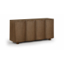 Norin - Solid Wood And Oak Veneer Sideboard/Buffet - Brown