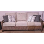 Monterey Point Sofa With Cushion Dark Brown, 84.9"