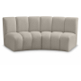 643taupe-2pc - Cozyliving Furniture  - Infinity - 2 Piece Modular Sectional - Light Brown, 83"