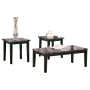 Maysville - Black - Occasional Table Set (Set of 3), 48"