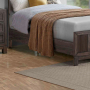 Modern Edge - Youth Panel Bed Rails - Caffe - Dark Brown
