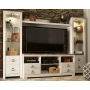 Willowton 4 Pc. Entertainment Center 64" TV Stand With Fireplace Option Whitewash