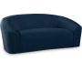 Riley - Velvet Loveseat - Navy