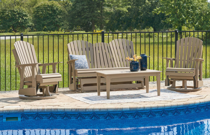 Hyland Wave Driftwood 4-Piece Set